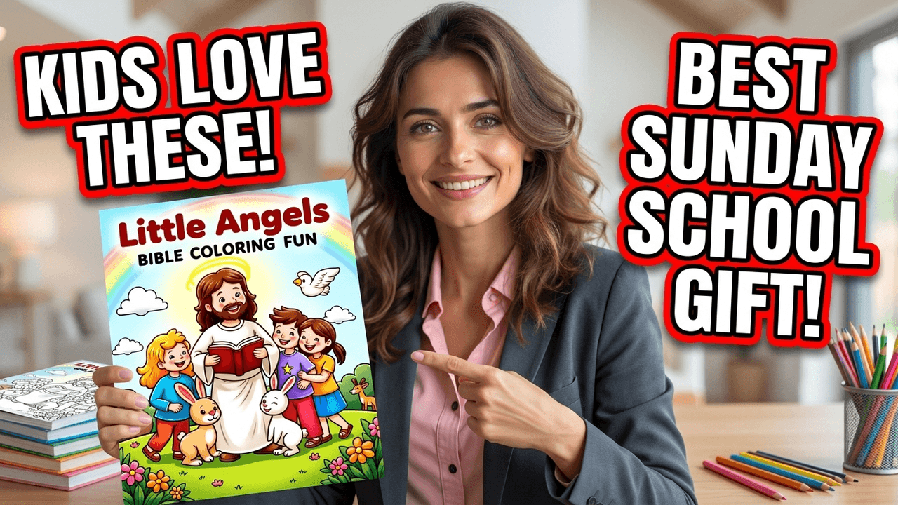 Little Angels Bible Coloring Fun | Christian Coloring Book for Kids Ages 3–5