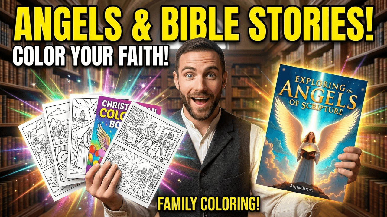 👼 Exploring the Angels of Scripture | Christian Coloring Book for Kids Ages 7–12