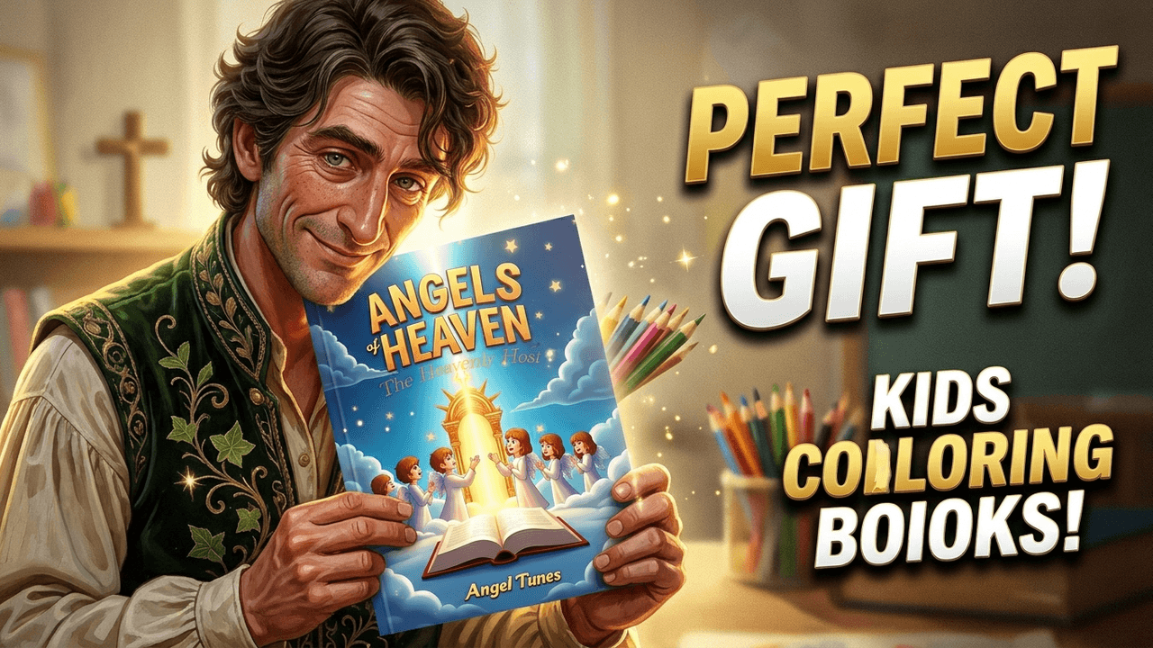 👼 Angels of Heaven: The Heavenly Host | Christian Coloring Book for Kids Ages 7–12