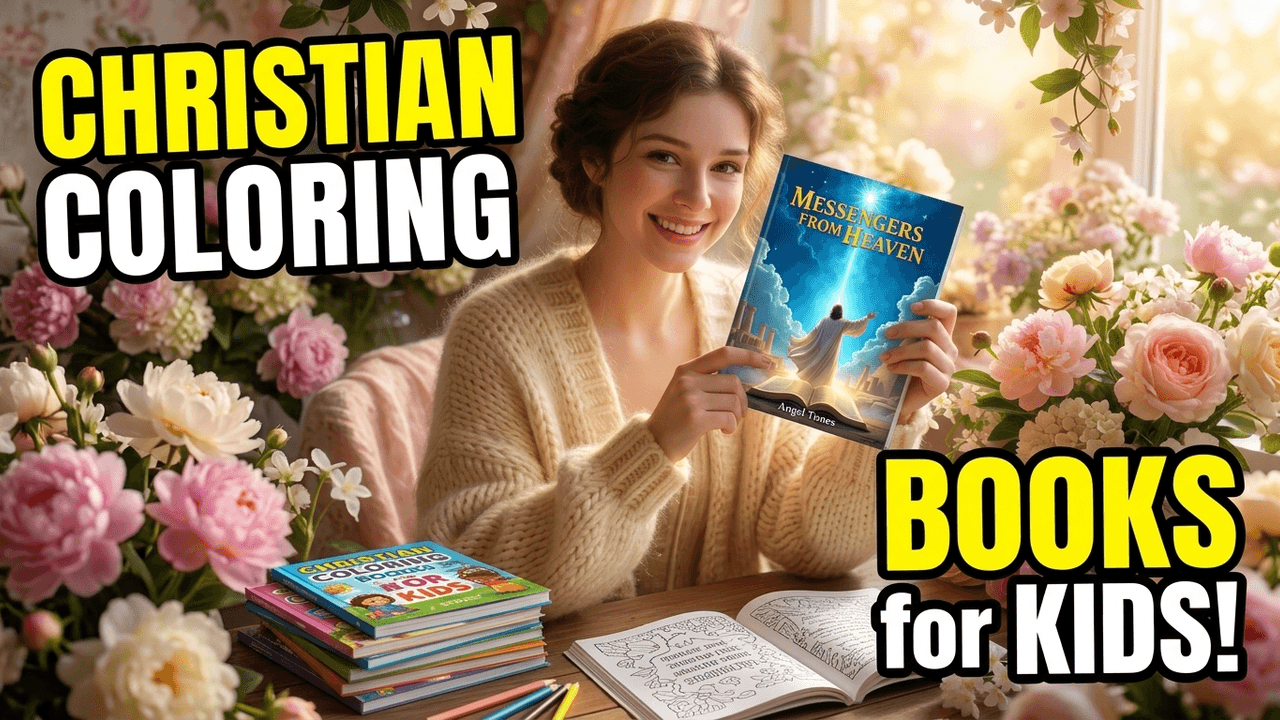 👼 Messengers from Heaven | Bible-Inspired Coloring Book Ages 12–16