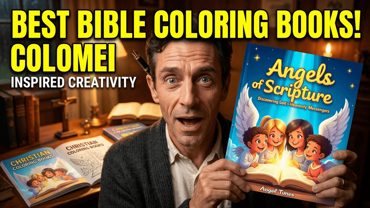 👼 Angels of Scripture: Discovering God’s Heavenly Messengers | Coloring Book for Kids Ages 7–12