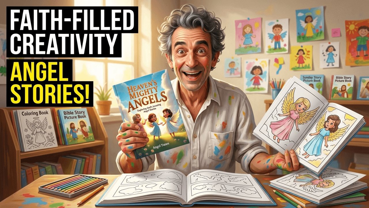 👼 Heaven’s Mighty Angels: Exploring God’s Amazing Angel Stories | Christian Coloring Book Ages 5–7