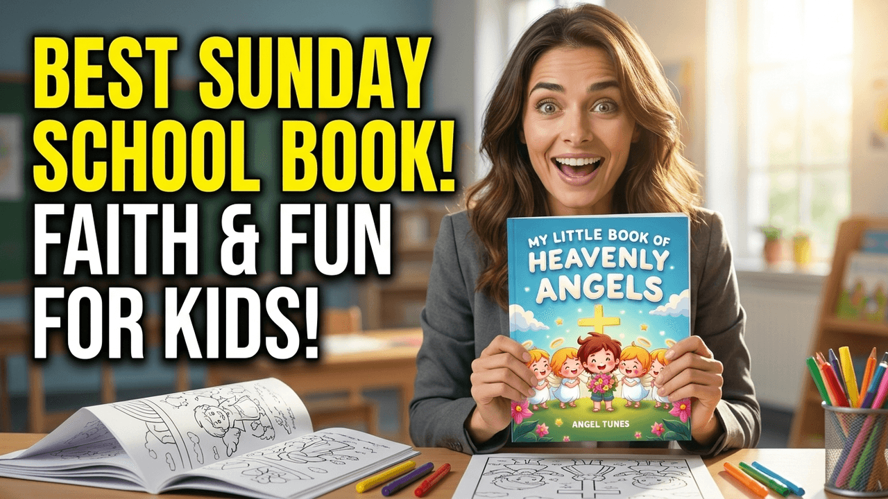 👼 My Little Book of Heavenly Angels | Christian Coloring Book for Kids Ages 3–5