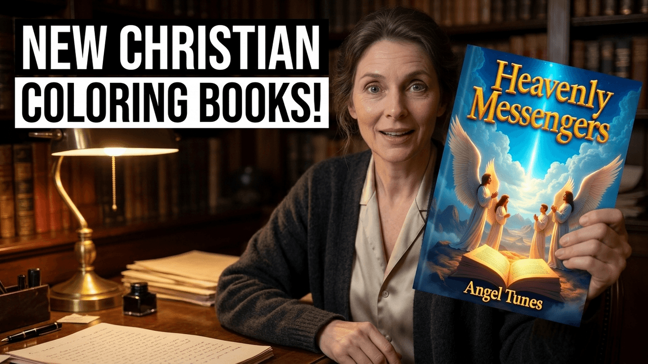 👼 Heavenly Messengers: Angels of the Bible and God’s Divine Purpose / Coloring Book for Ages 12–16