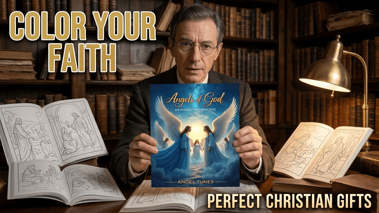 👼 Angels of God: Heavenly Messengers | Christian Coloring Book for Ages 12–16