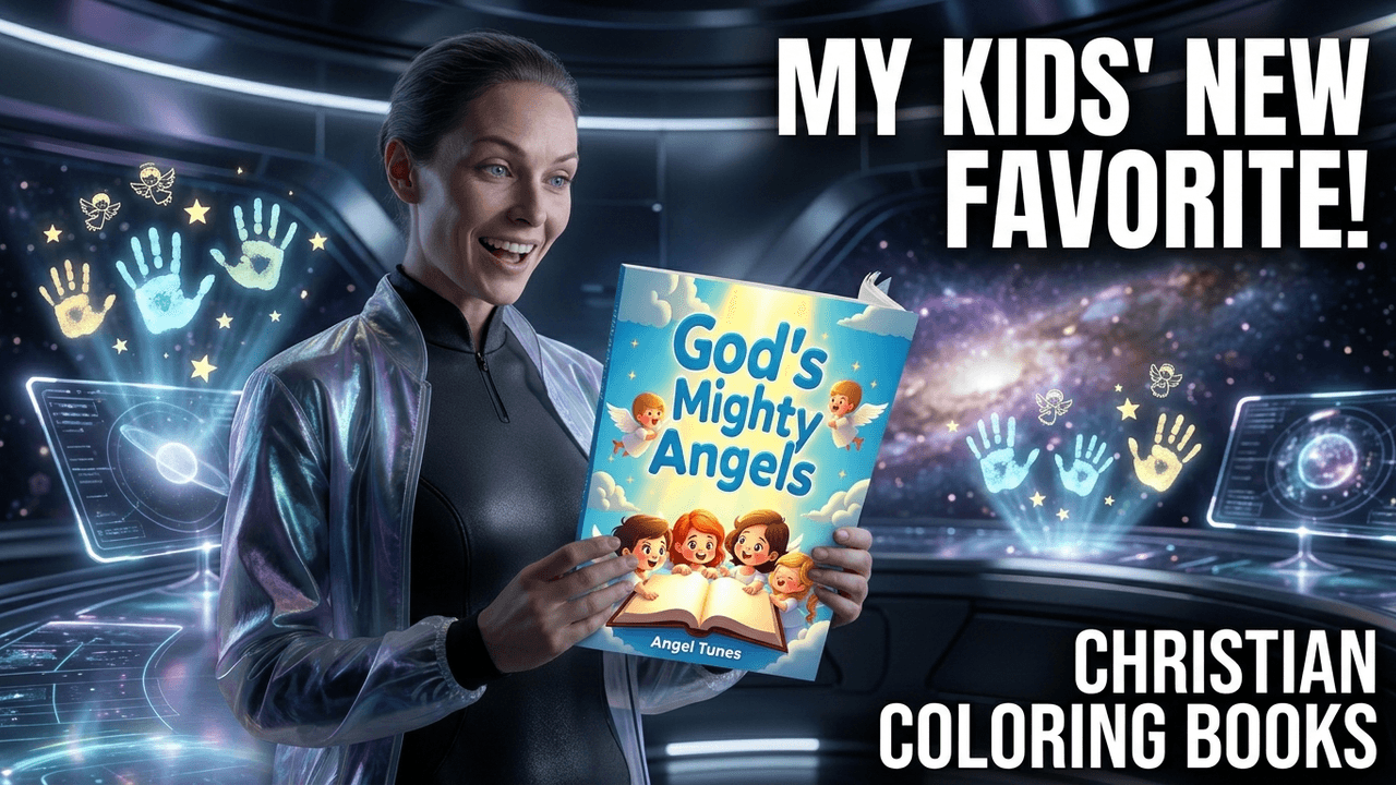 God’s Mighty Angels 👼 | Christian Coloring Book for Kids Ages 5–7